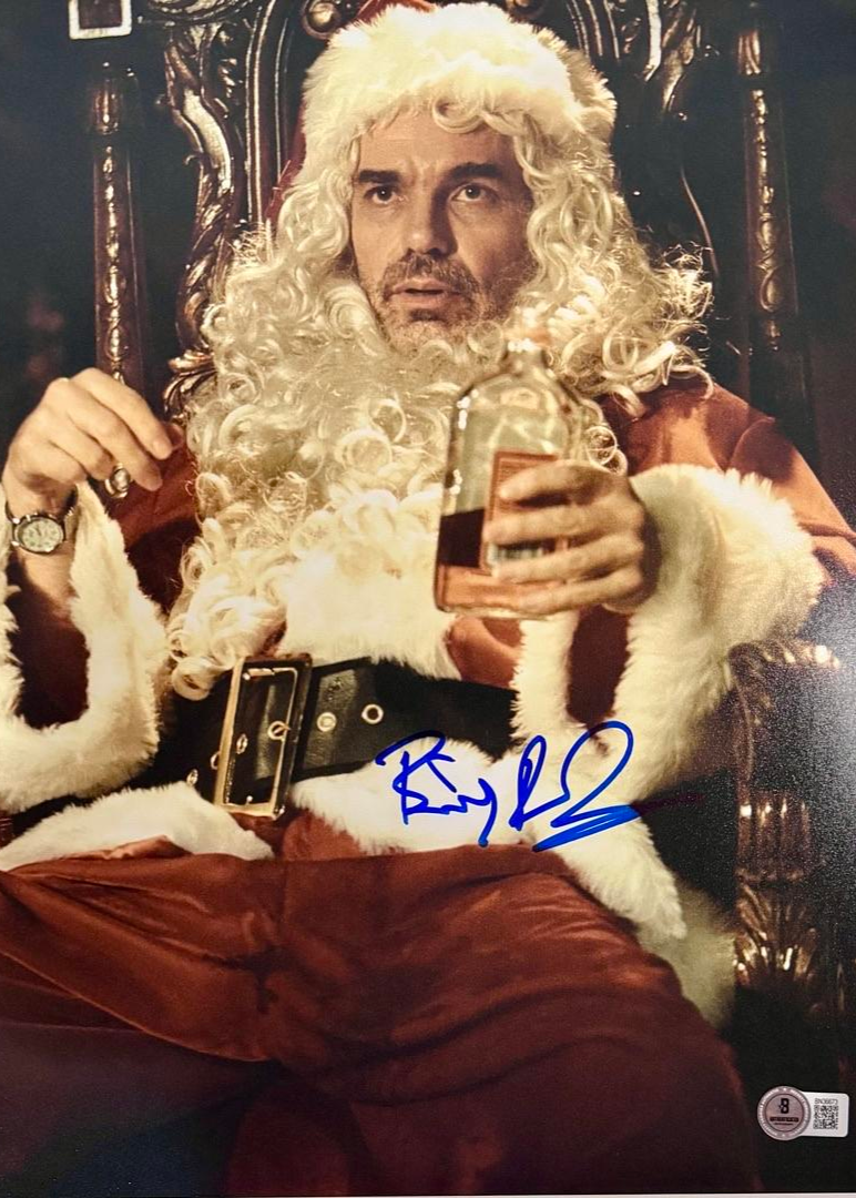 Billy Bob Thornton Signed 11x14 Photo (Bad Santa) - Beckett COA #01